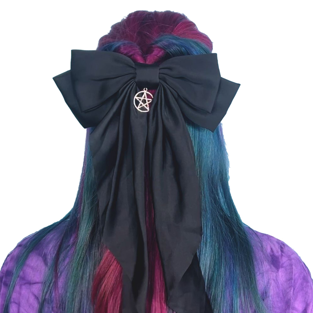 Attitude Hair Dye - Pentagram Haarschleife - Schwarz